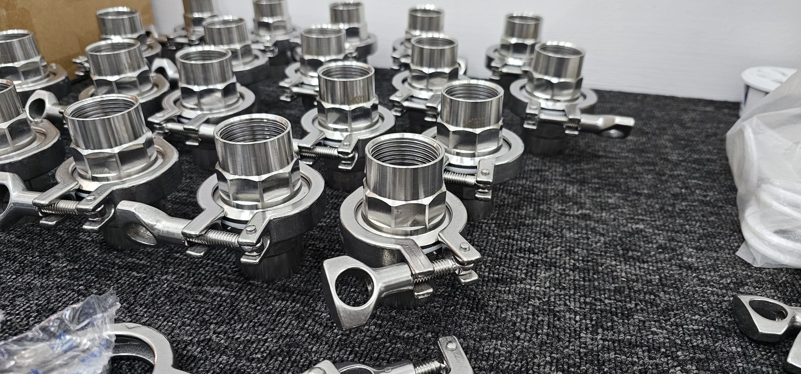 Sanitary Clamps Fittings Supplier Malaysia F&B Industries, Tri Clamp Ferrule Union Female Flange End, Kedah Penang Prai Seremban Nilai Selangor
