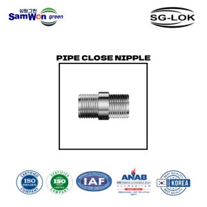 Pipe Close Nipple KL Supplier Tube Fittings SG-LOK KOREA