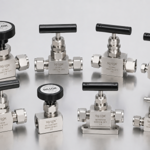 SG-LOK stainless steel needle valve